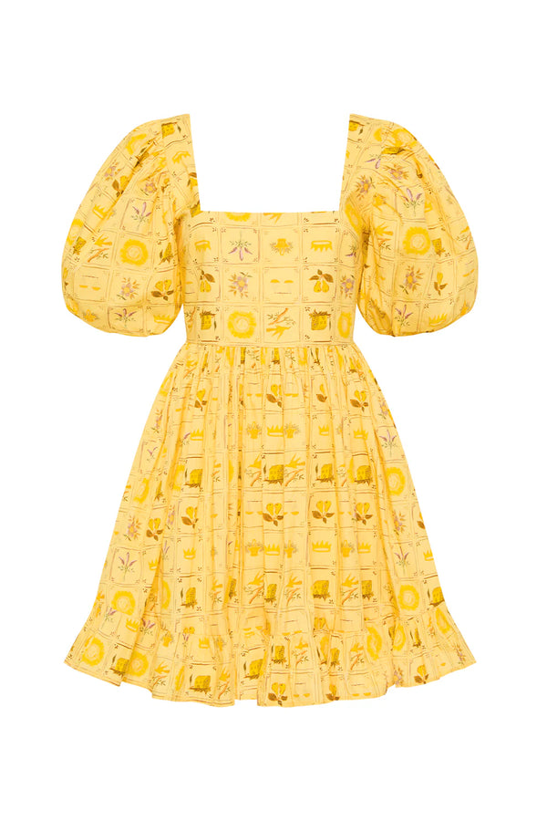 Lola Dress - Amarilla Tile