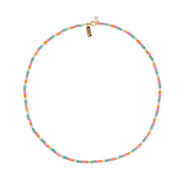 Capri Shell Bead Necklace - Rainbow