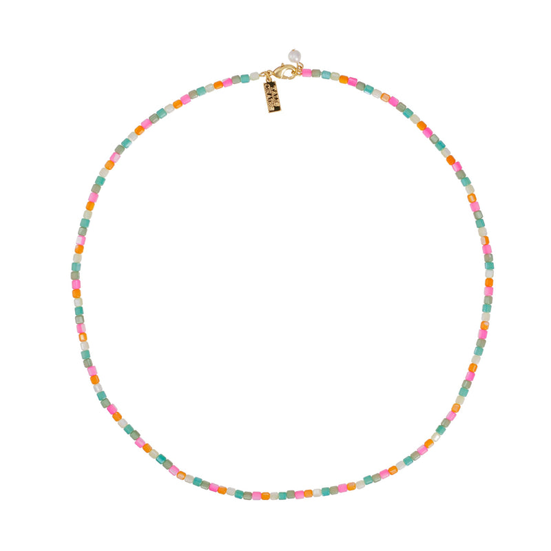 Capri Shell Bead Necklace - Rainbow